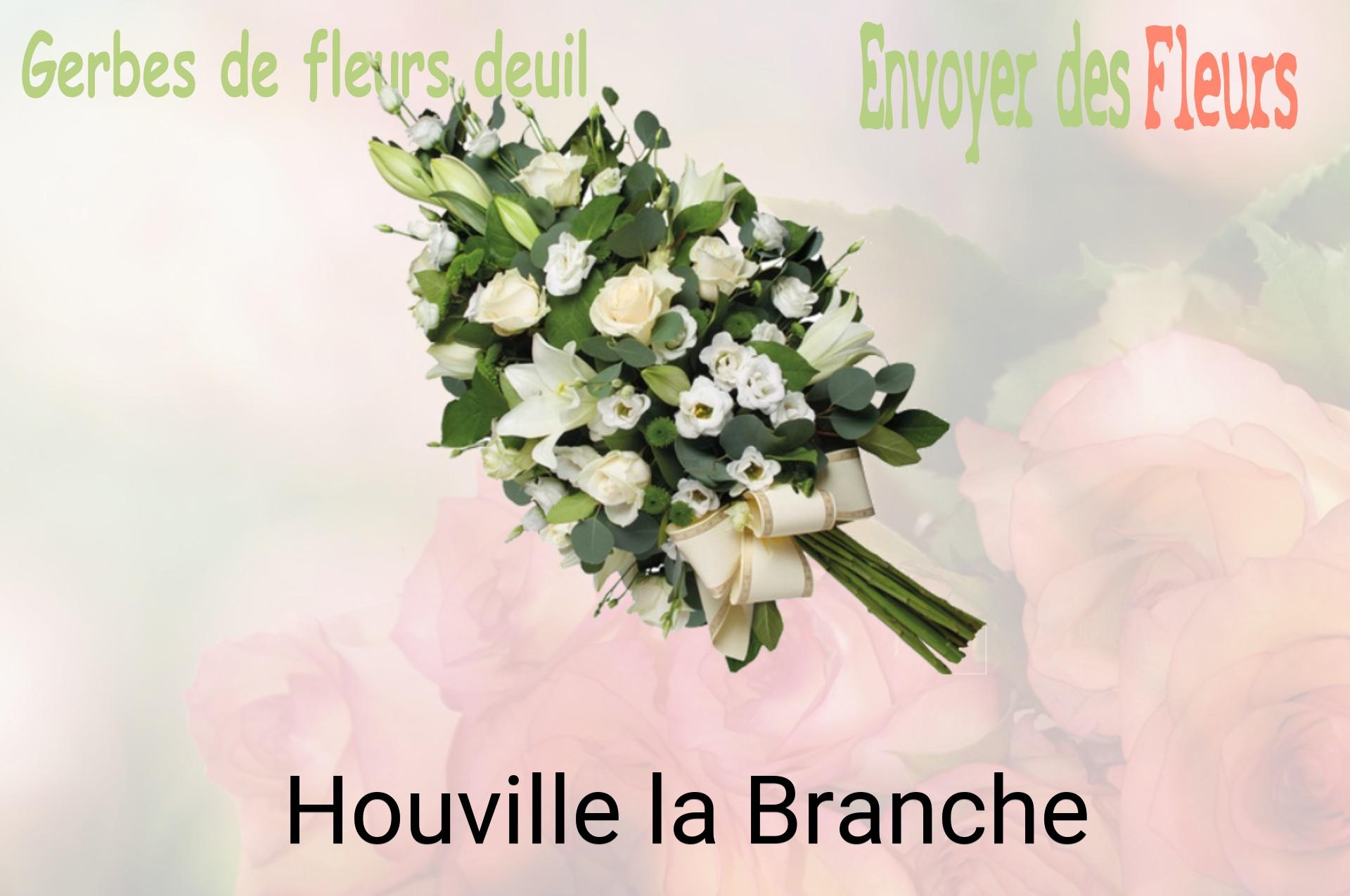 Gerbe de fleurs de deuil livrée à Houville-la-Branche